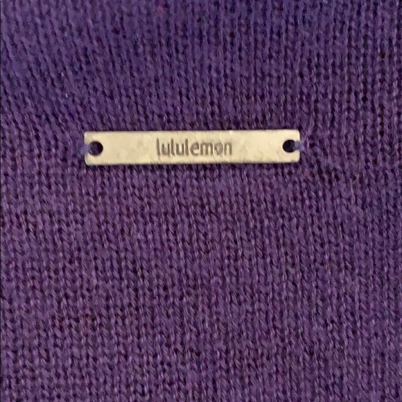 Lululemon deep purple cardigan/wrap sweater - Picture 4 of 6